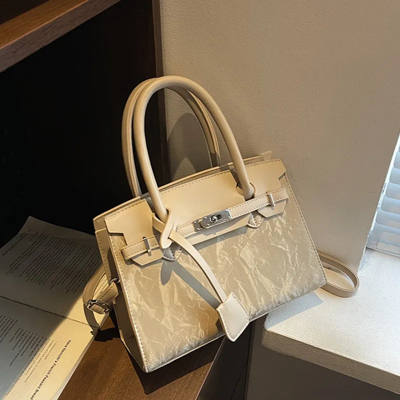 Hermaire Luxe Crinkled Heritage Satchel