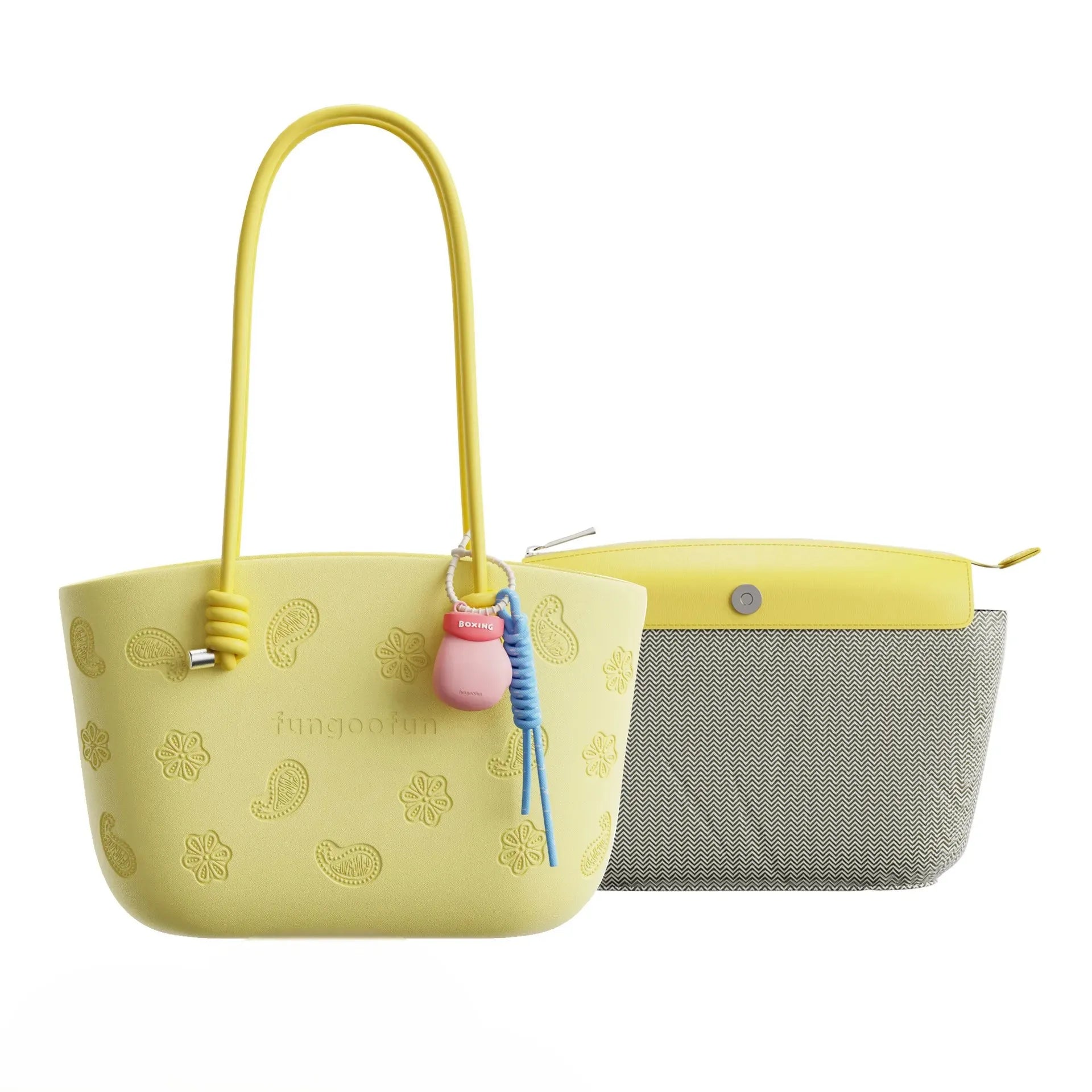 Fungoofun Embossed Jelly Tote Bag