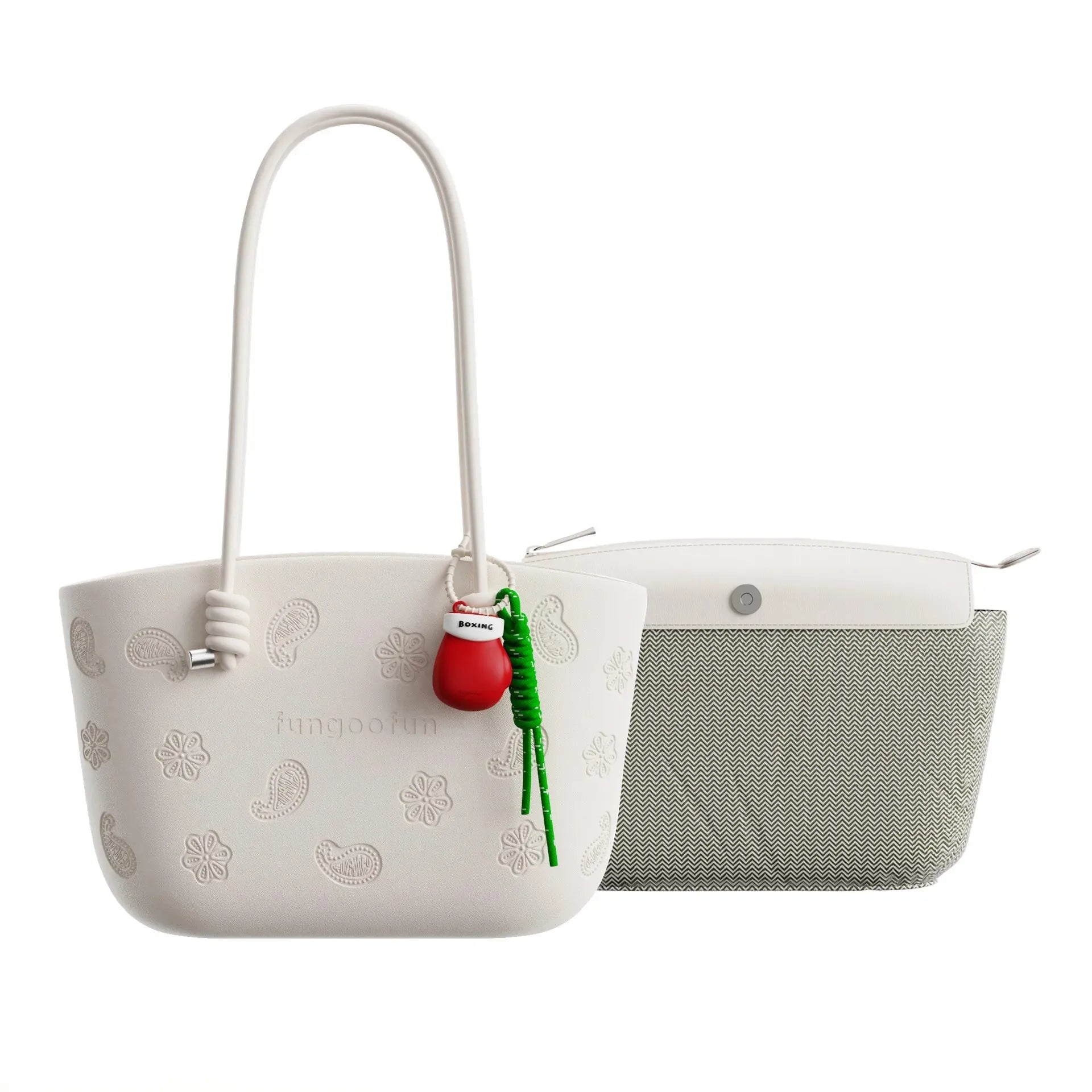 Fungoofun Embossed Jelly Tote Bag