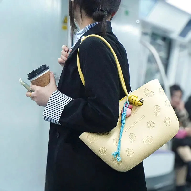 Fungoofun Embossed Jelly Tote Bag