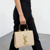 SYLÉN Maison Chevron Tortoise Shell Handbag