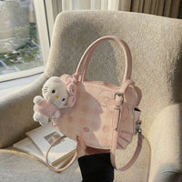 Hello Kitty Gingham Silhouette Purse