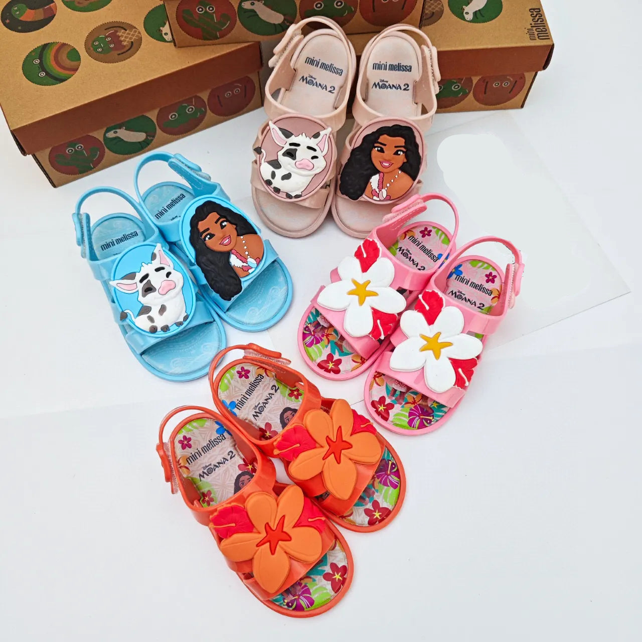 DZNY Mini Moana Jelly Colorland Sandals