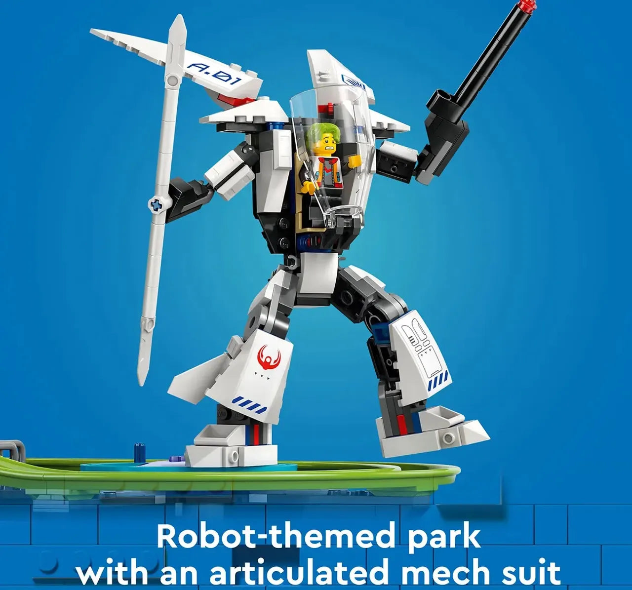 Robot World Roller Coaster Park Blocks (986 Pcs)