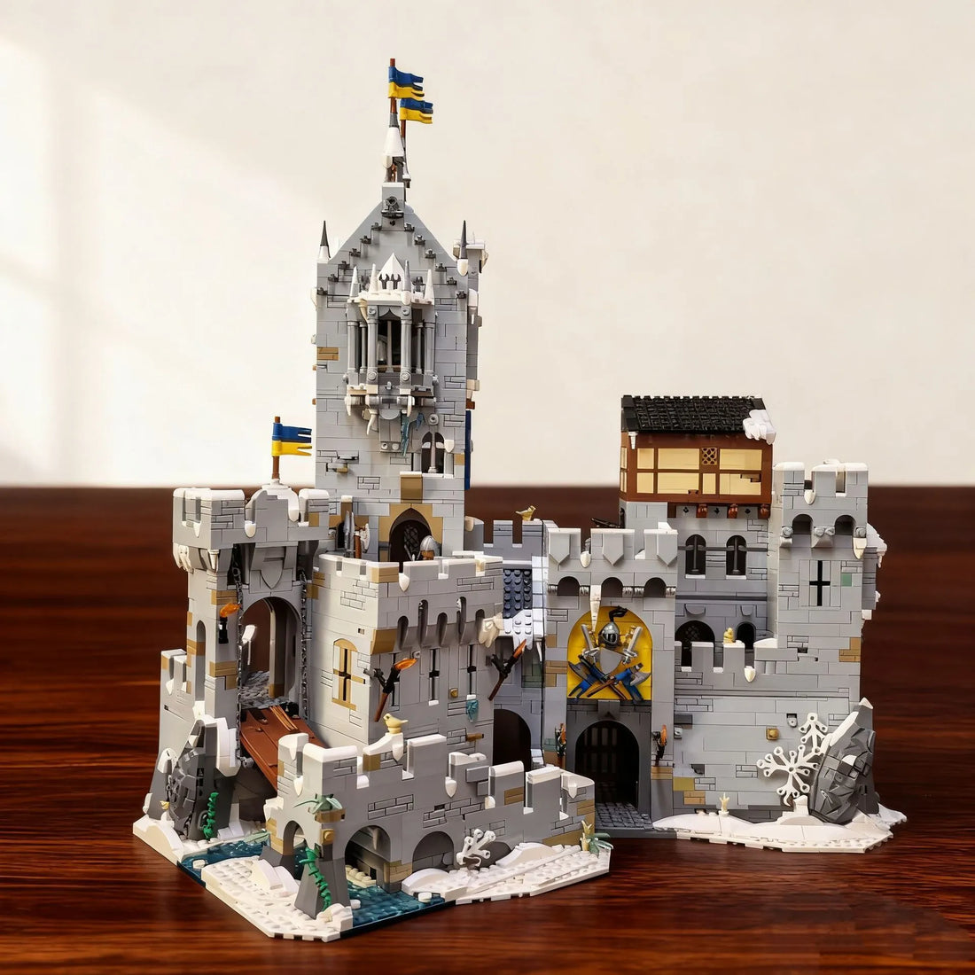 Winter Siege Mountain Fortress Building Set (3995 Pcs)