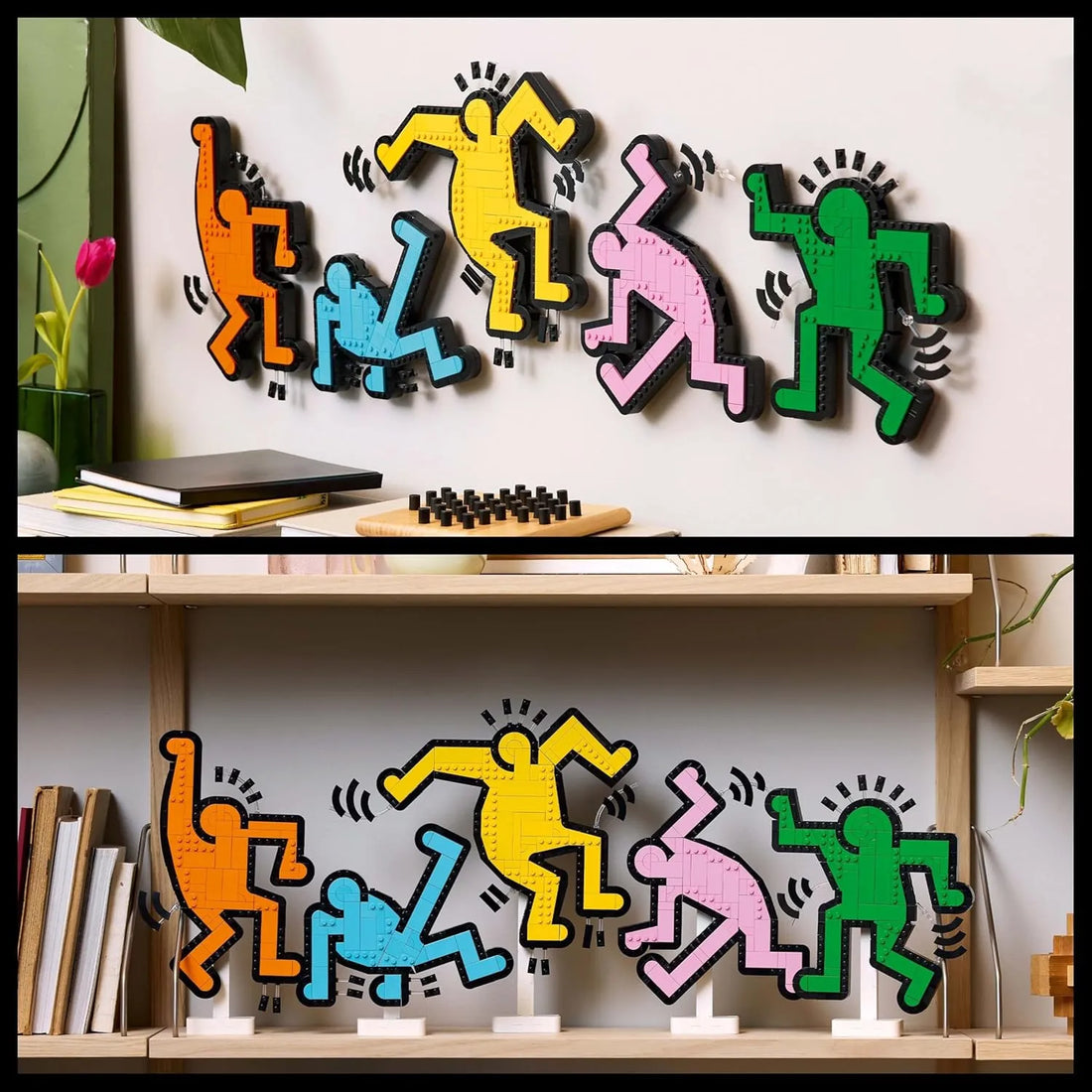 Keith Haring Dancing Figures Art Building Set (1773 Pcs)