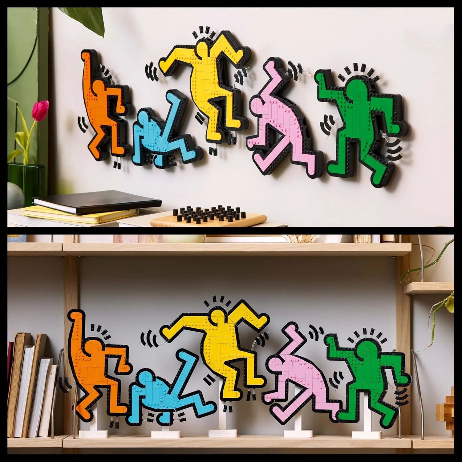 Keith Haring Dancing Figures Art Building Set (1773 Pcs)