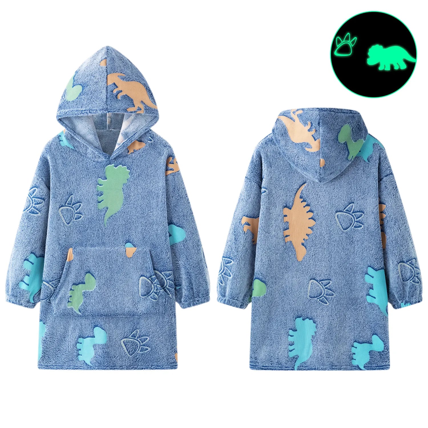 Lumina Dream Kids GID Oversized Hoodie - Bear Hugs