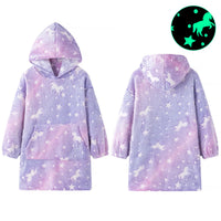 Lumina Dream Kids GID Oversized Hoodie - Bear Hugs