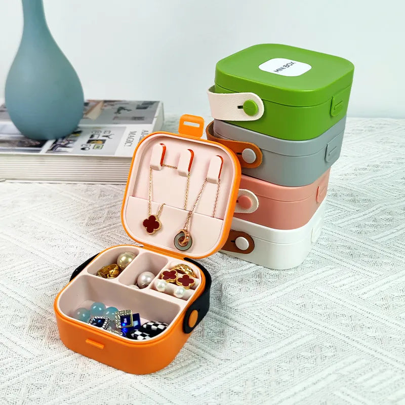 Jetsetter's Mini Box Travel Jewelry Case