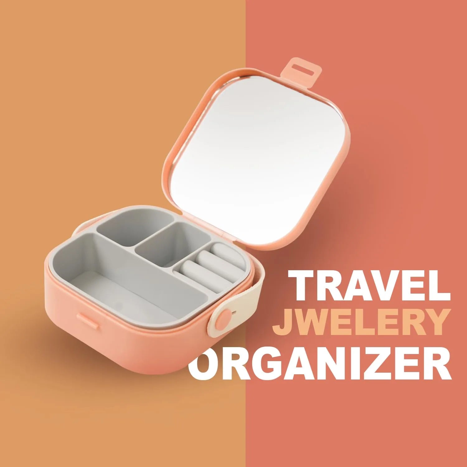 Jetsetter's Mini Box Travel Jewelry Case