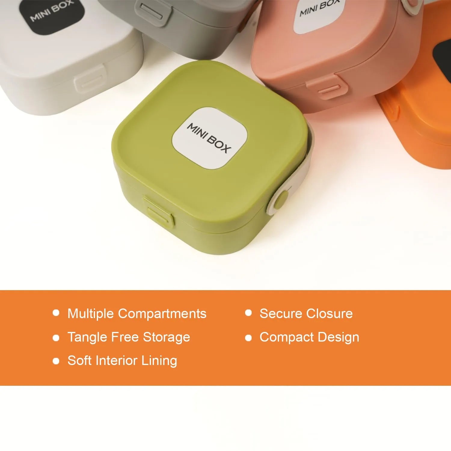 Jetsetter's Mini Box Travel Jewelry Case
