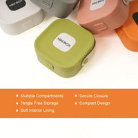 Jetsetter's Mini Box Travel Jewelry Case