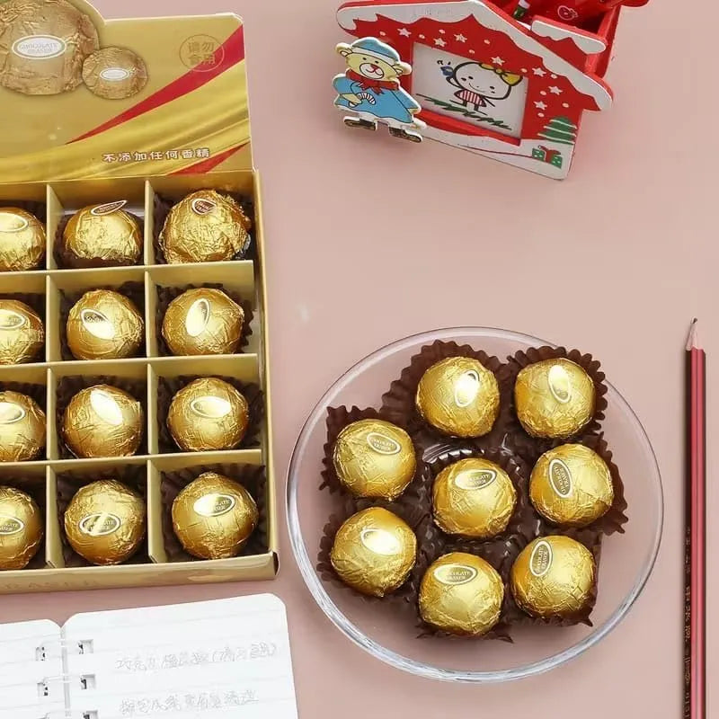 Golden Praline Truffle Eraser Set