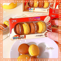 Macaron Take Apart Cookie Erasers (Set of 4)