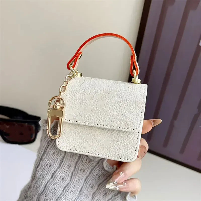 Monogram Luxe Designer Mini Bag Case (For AirPods)