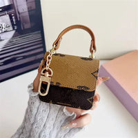 Monogram Luxe Designer Mini Bag Case (For AirPods)