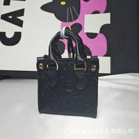 Monogram Luxe Scarf Handle Micro Tote Coin Pouch