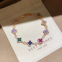 Lumina Clover Gemstone Bracelet