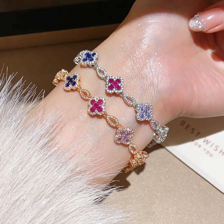 Lumina Clover Gemstone Bracelet