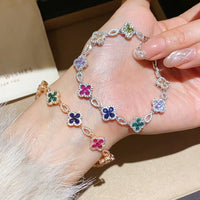 Lumina Clover Gemstone Bracelet