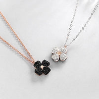 SWASKY Lumina Crystal Clover Pendant Necklace