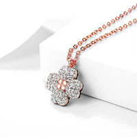 SWASKY Lumina Crystal Clover Pendant Necklace