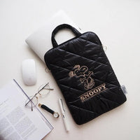 Peanuts Snoopy Quilted Puffy Laptop Tote