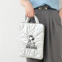 Peanuts Snoopy Quilted Puffy Laptop Tote