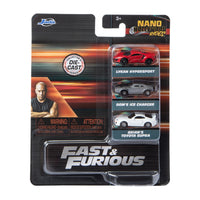 JT Fast & Furious Nano Diecast Vehicle (Set of 3)