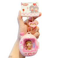 Monchhichi Retro Gaming Keychain