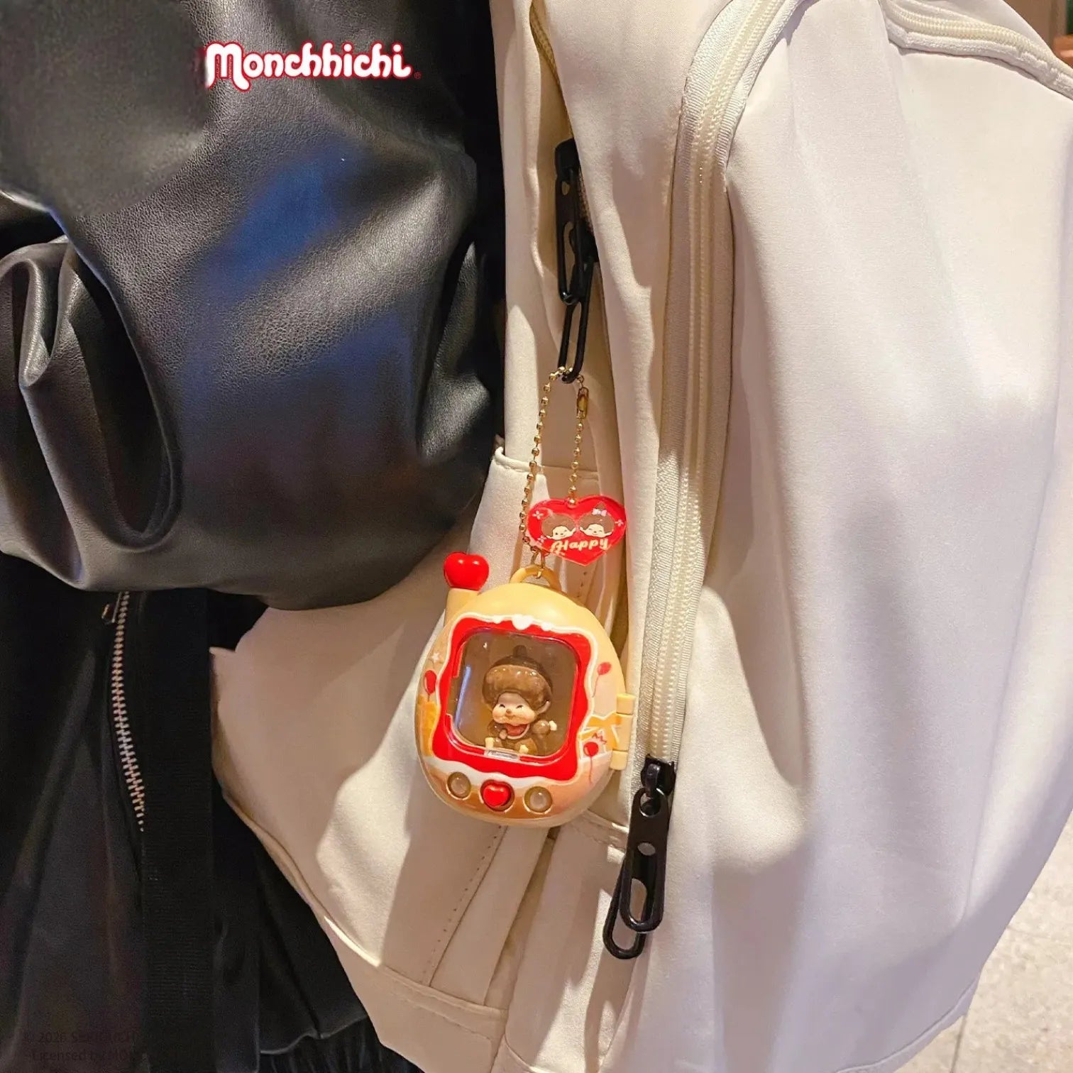 Monchhichi Retro Gaming Keychain