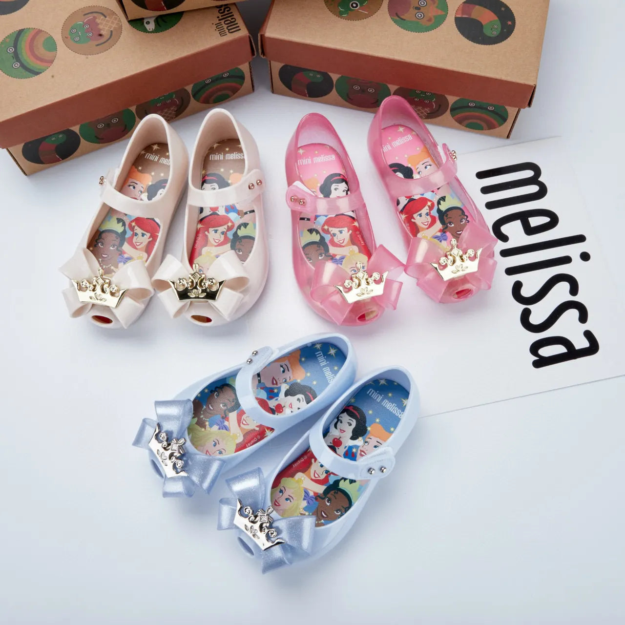 Mini Melissa DZNY Princess Flat Shoes