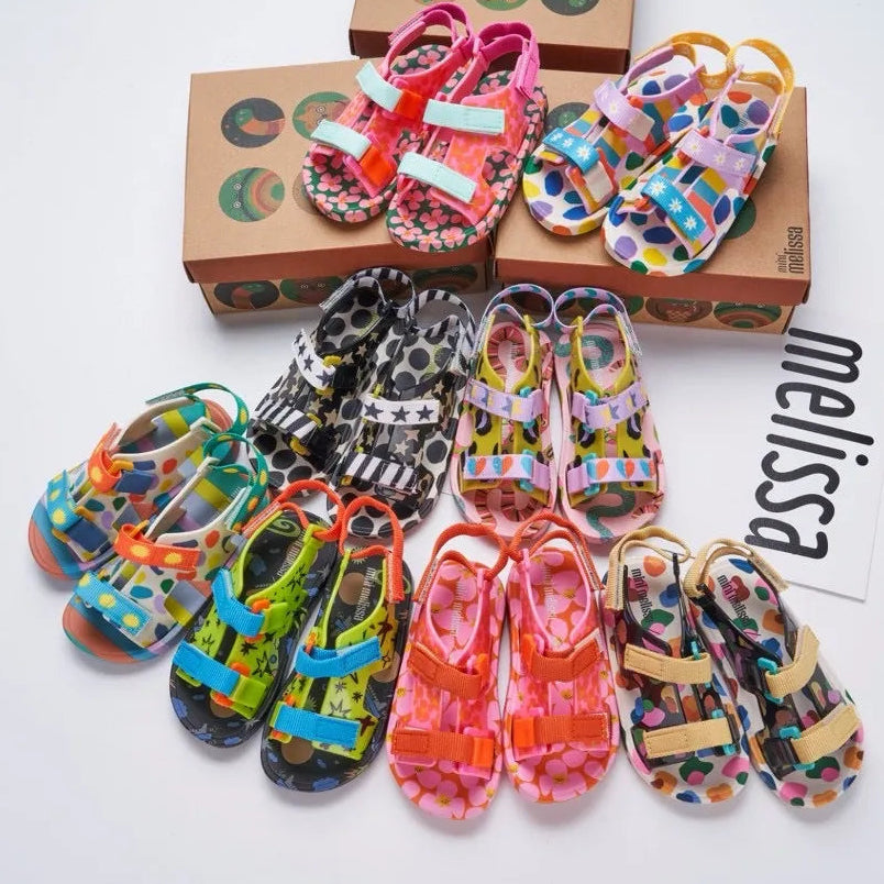 Mini Melissa x Fabula Girls Pingpong Flat Sandals
