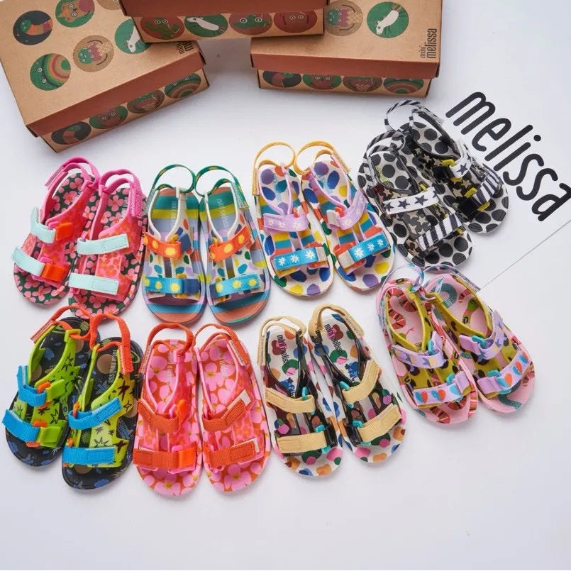 Mini Melissa x Fabula Girls Pingpong Flat Sandals