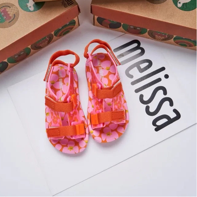 Mini Melissa x Fabula Girls Pingpong Flat Sandals
