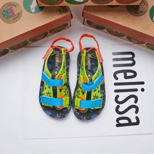 Mini Melissa x Fabula Girls Pingpong Flat Sandals