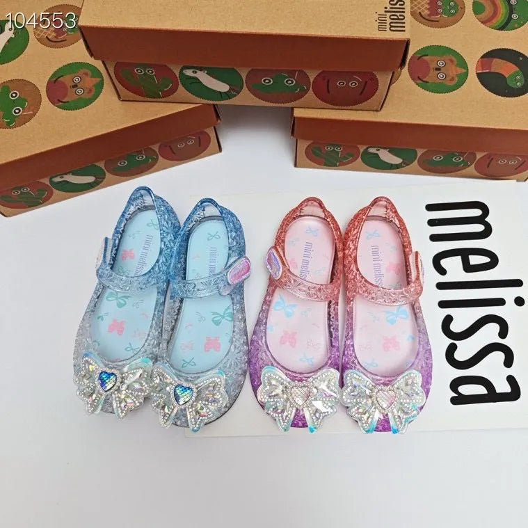Mini Melissa Rhinestone Mary Jane Shoes