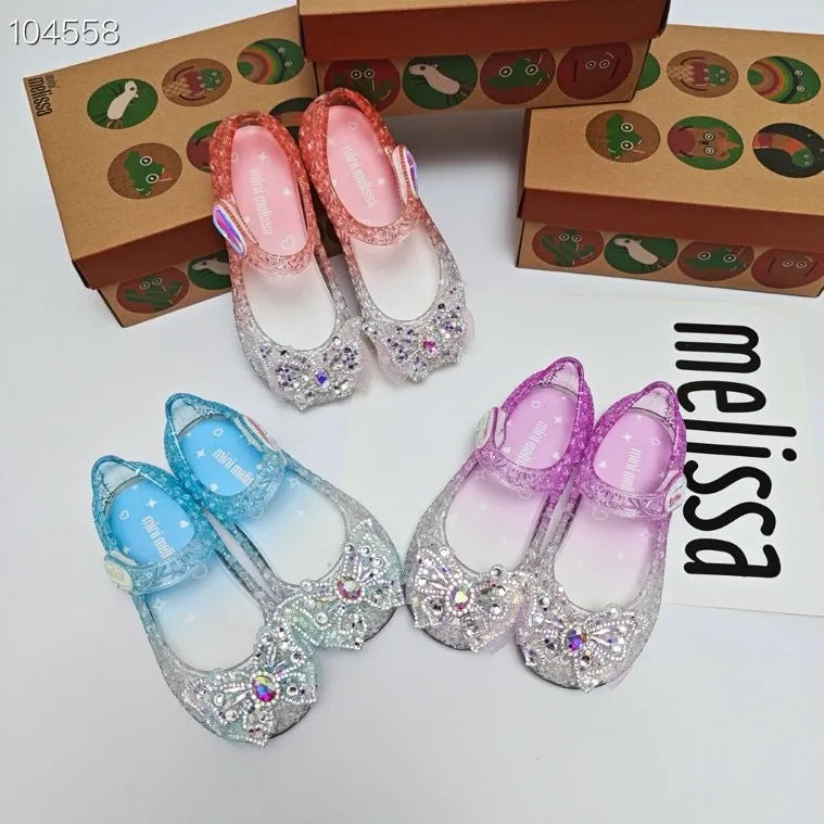 Mini Melissa Rhinestone Mary Jane Shoes
