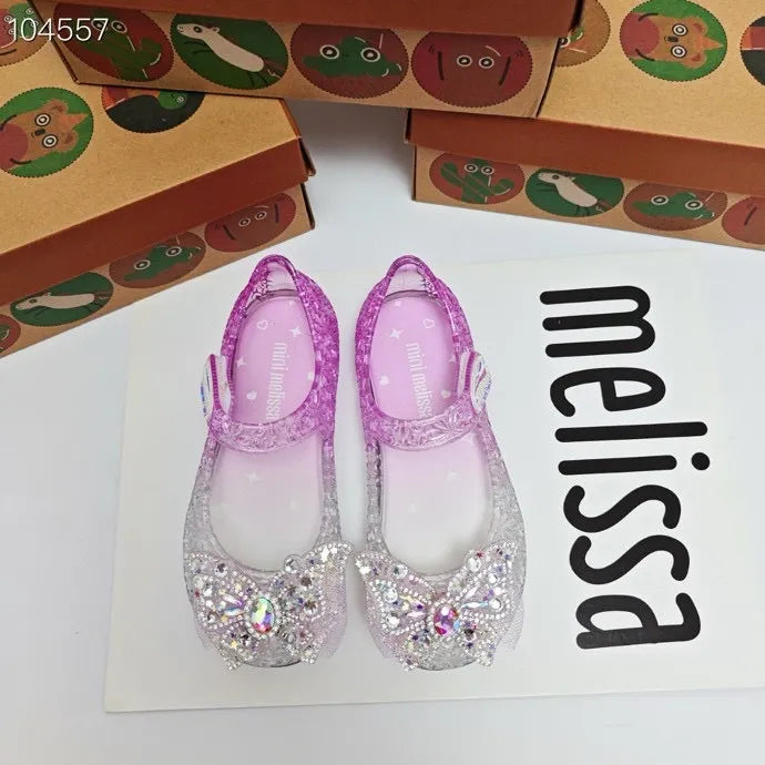 Mini Melissa Rhinestone Mary Jane Shoes