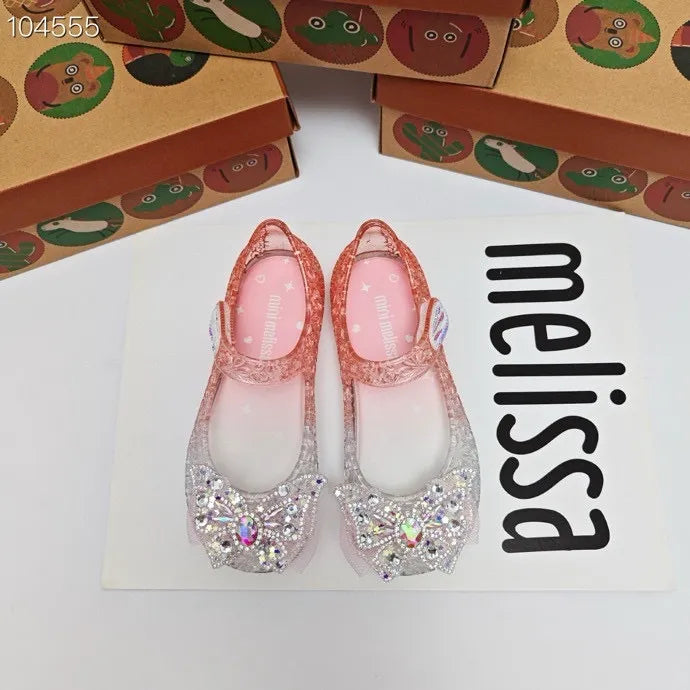 Mini Melissa Rhinestone Mary Jane Shoes