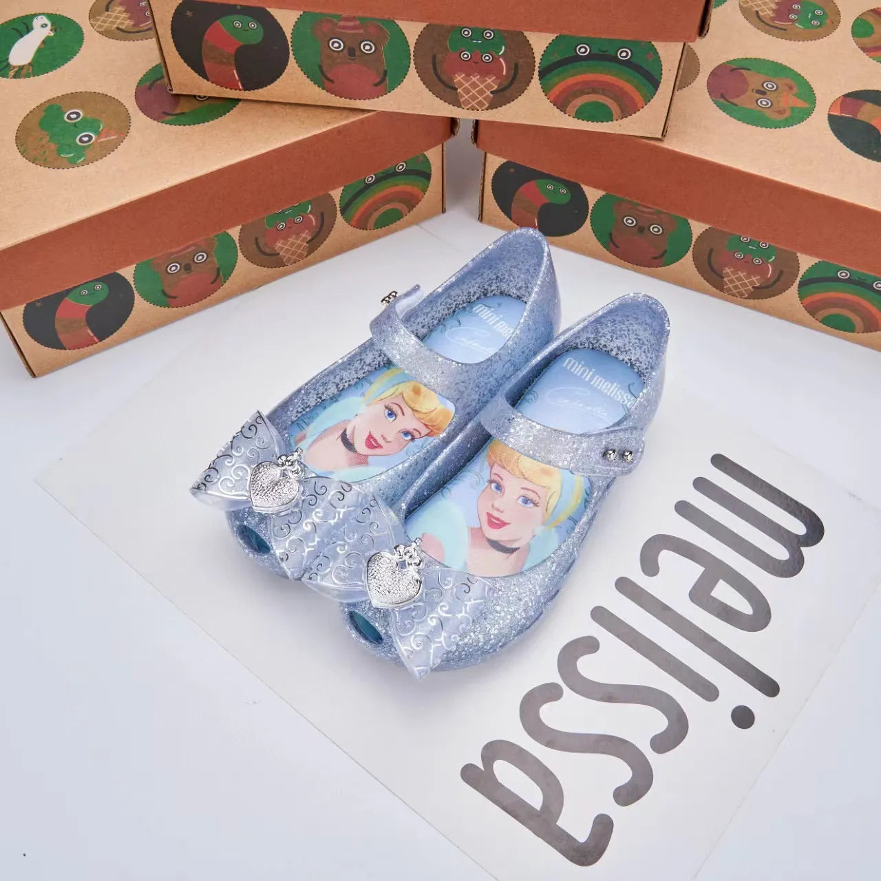 Mini Melissa Cinderella Bow Mary Janes