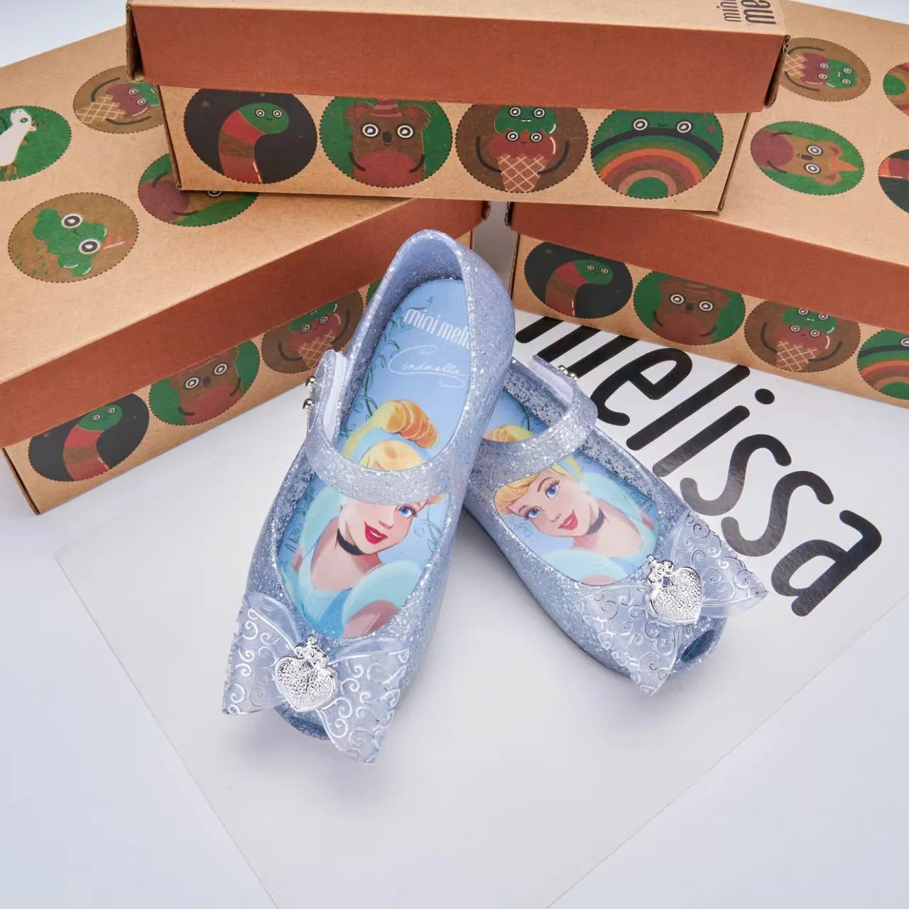 Mini Melissa Cinderella Bow Mary Janes
