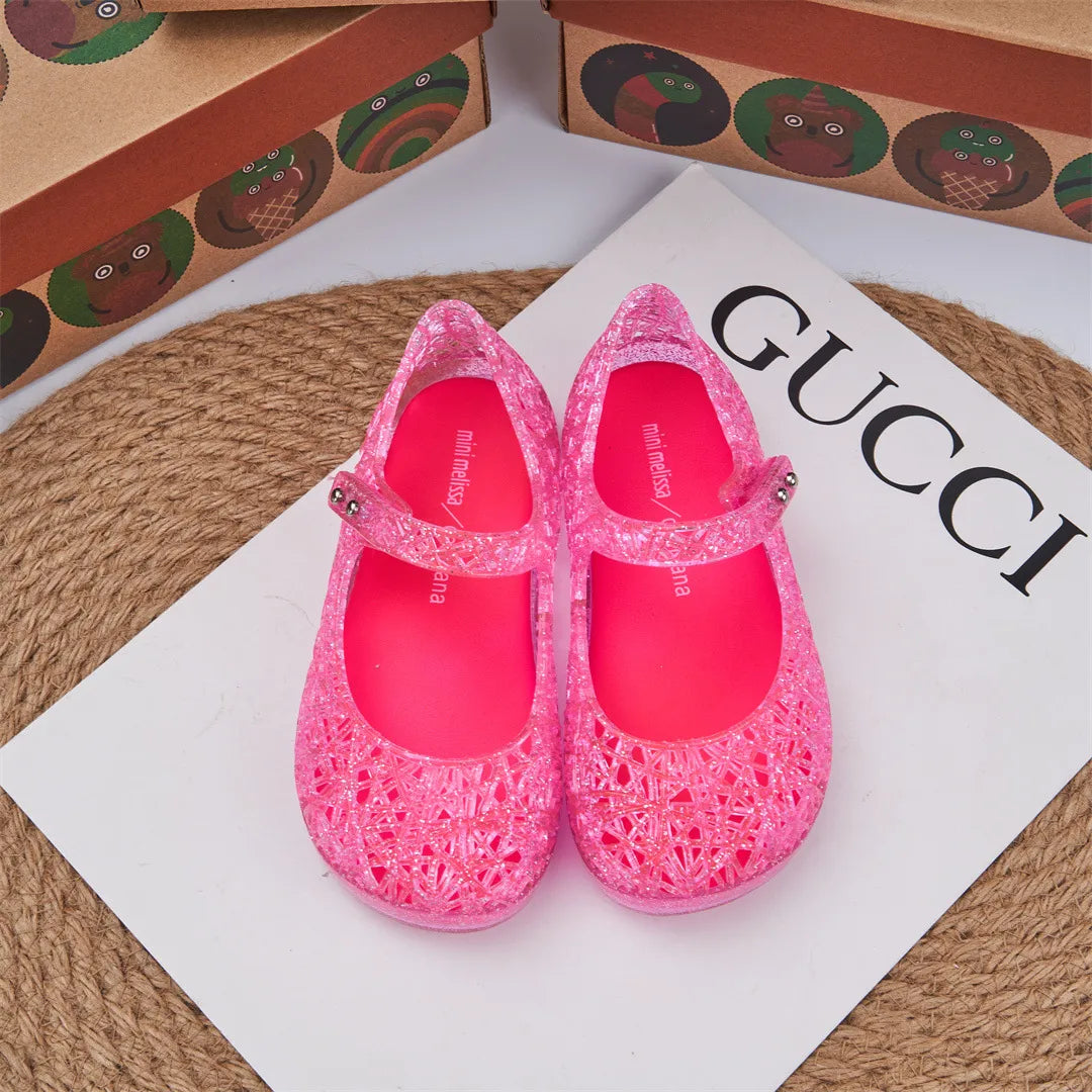 Mini Melissa x Campana Glitter Mary Janes
