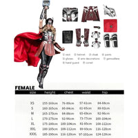 Marvel Lady Thor Goddess of Thunder Cosplay Set