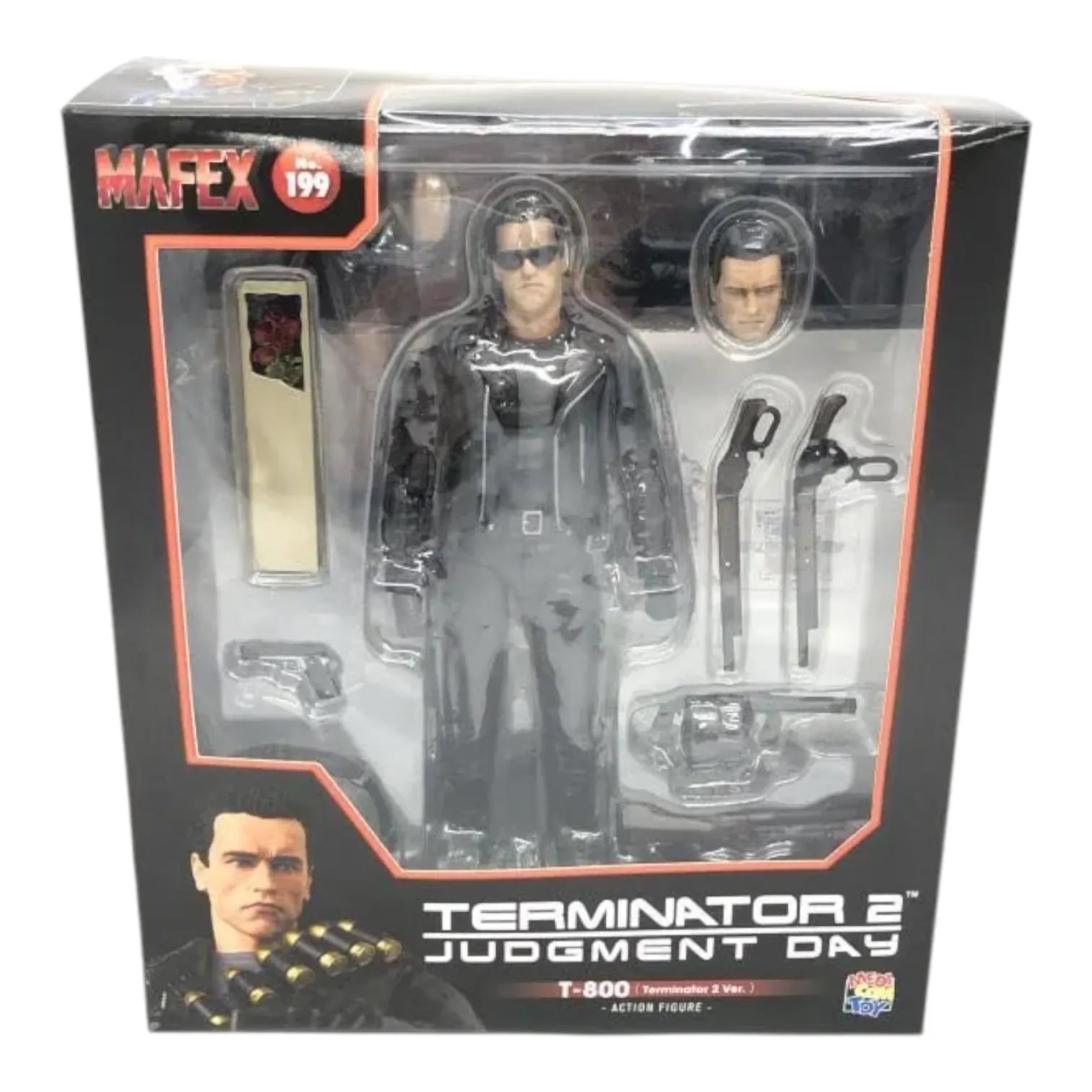 MAFEX T-800 (Terminator 2 Ver.) フィギ MAFEX T-800 Terminator 2 Judgment Day Action Figure (18 cm)