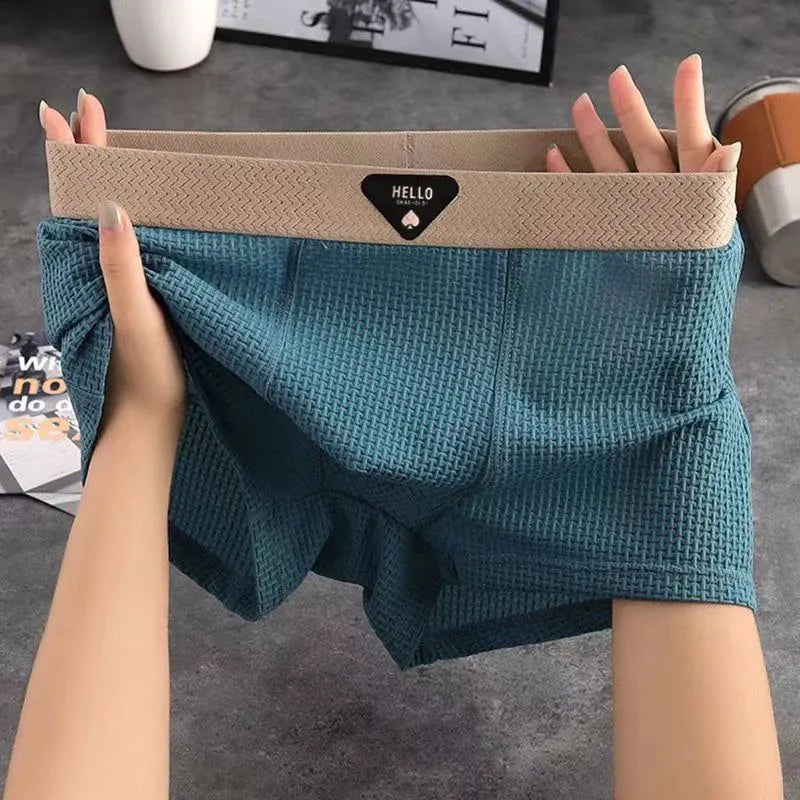CHUNE Waffle-Knit Breathable Boxer Briefs