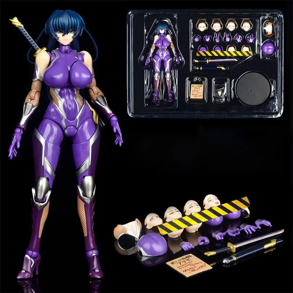 Shadow Assassin Kunoichi Cyber Punk Figure Duo