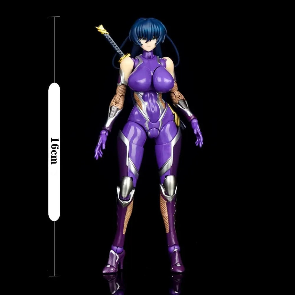 Shadow Assassin Kunoichi Cyber Punk Figure Duo