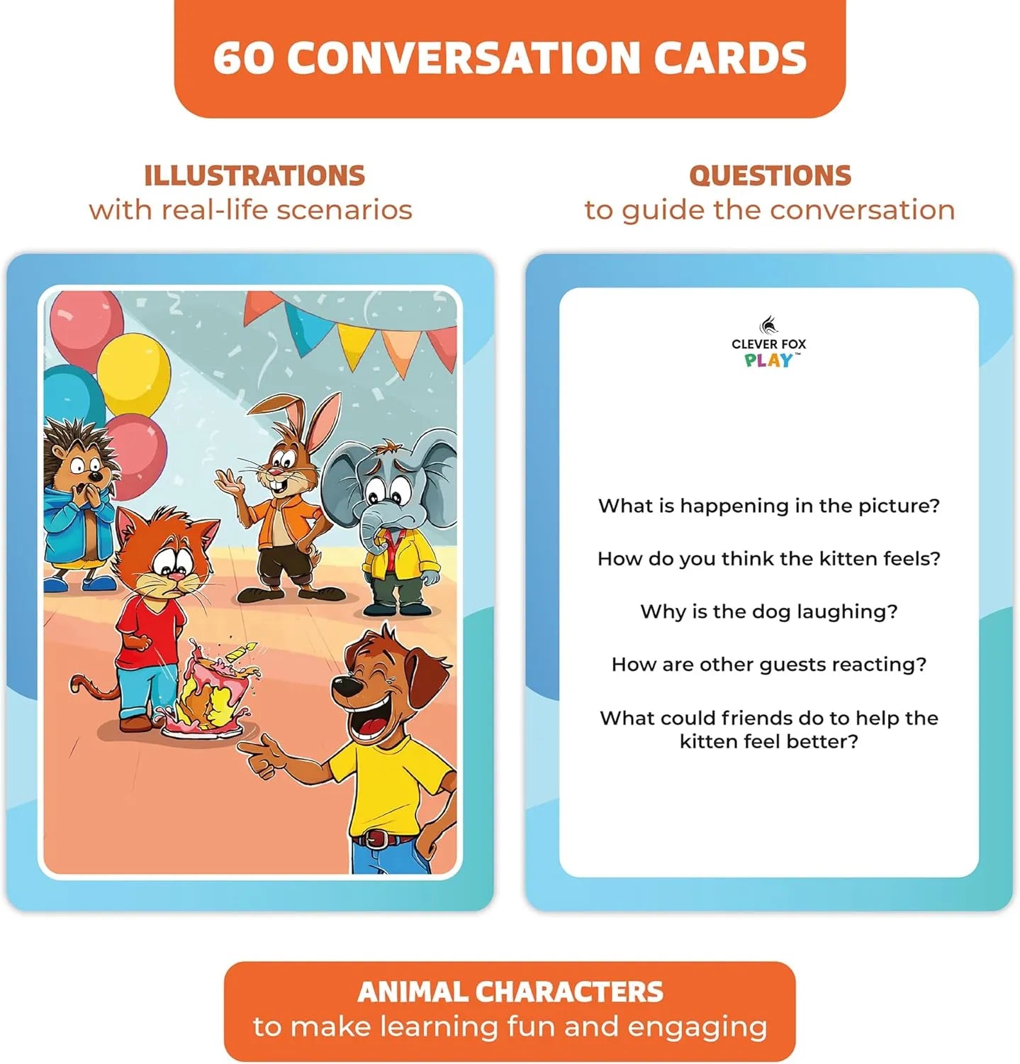 Who What Why Conversation Cards Game